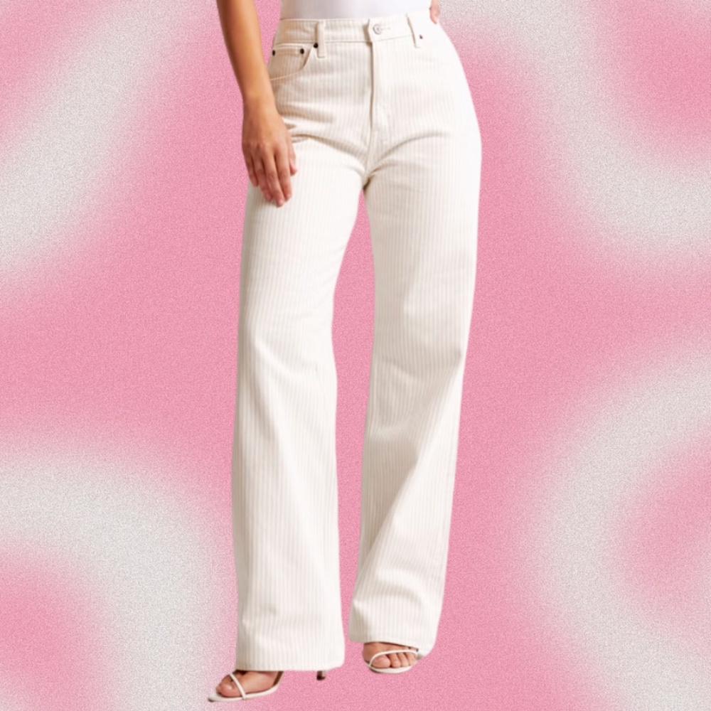 Abercrombie High Rise 90s Relaxed Jeans - Curve Love 26L